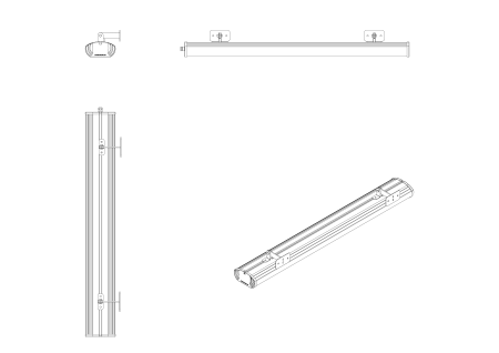 Промышленный светодиодный светильник ДСП02-40-001 Д