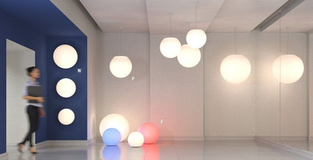 Светодиодный интерьерный светильник BOLA F 3W 380mm RGB