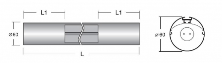 Светильник ZS-136E-1600 Halla lighting черный (асимметричный)