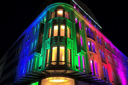 Архитектурное RGB освещение фасадов