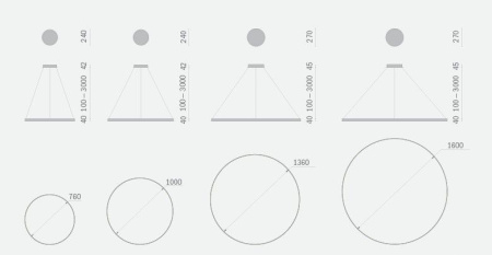 Светодиодный интерьерный светильник EROLA F 101W 4000К